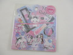 Cute Kawaii Crux Fluffy Rabbit Bunny Stickers Flake Sack - for Journal Planner Craft Scrapbook Collectible