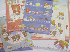 Cute Kawaii San-X Rilakkuma Bear Alice Red Riding Hood Letter Sets Stationery