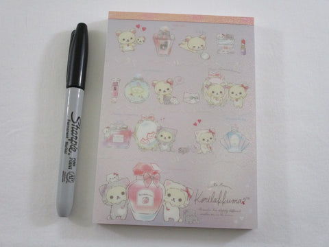 Cute Kawaii San-X Korilakkuma Bear Rilakkuma Twin 4 x 6 Inch Notepad / Memo Pad - Stationery Designer Paper Collection