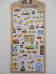 Cute Kawaii MW & Food Truck Series - Bakery Bread Croissant Breakfast Bagel Norakura Sticker Sheet - for Journal Planner Craft