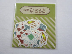 Cute Kawaii Classic Diner Restaurant Chef Dining Flake Stickers Sack - Furukawashiko Japan - for Journal Agenda Planner Scrapbooking Craft