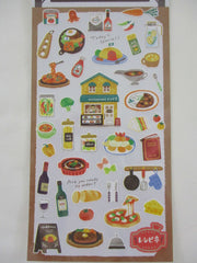 Cute Kawaii MW Kotori Machi / Little Town Series - Restaurant Lunch Diner Italian Pasta Sticker Sheet - for Journal Planner Craft