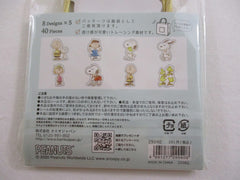 Cute Kawaii Peanuts Snoopy Flake Sticker Sack 2020 - Collectible