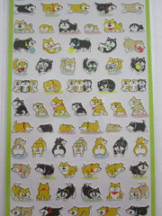 Cute Kawaii Mind Wave Dogs Puppies Playful Sticker Sheet - for Journal Planner Craft