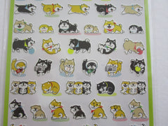 Cute Kawaii Mind Wave Dogs Puppies Playful Sticker Sheet - for Journal Planner Craft
