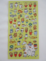 Cute Kawaii MW Cat Fun Summer Beach Sticker Sheet - for Journal Planner Craft Organizer Calendar