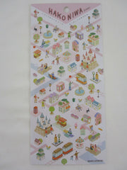 Cute Kawaii Kamio Town Square Series Sticker Sheet - Park - for Journal Planner Craft Agenda Organizer Scrapbook