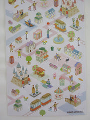 Cute Kawaii Kamio Town Square Series Sticker Sheet - Park - for Journal Planner Craft Agenda Organizer Scrapbook