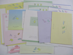 Cute Kawaii Kamio Dino Dinosaurs Letter Sets Stationery - writing paper envelope