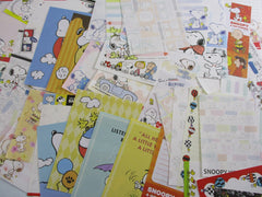 Cute Kawaii Peanuts Snoopy Paper Memo Note Set Stationery