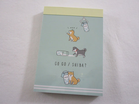 Cute Kawaii Crux Dog Shiba Mini Notepad / Memo Pad - Stationery Design Writing Collection