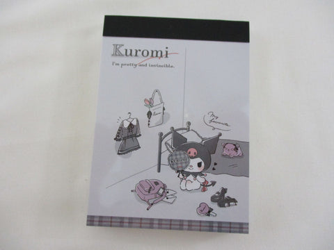 Cute Kawaii Kuromi Mini Notepad / Memo Pad - D - Stationery Designer Paper Collection