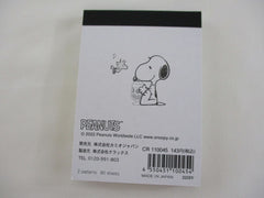 Cute Kawaii Peanuts Snoopy Mini Notepad / Memo Pad Kamio -  AA Friends - Stationery Designer Paper Collection