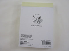Cute Kawaii Peanuts Snoopy Mini Notepad / Memo Pad Kamio -  AB Nice Clothes - Stationery Designer Paper Collection