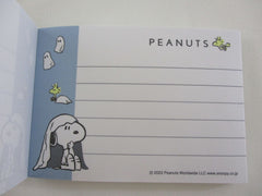 Cute Kawaii Peanuts Snoopy Mini Notepad / Memo Pad Kamio -  AC Boo - Stationery Designer Paper Collection