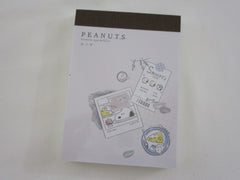 Cute Kawaii Peanuts Snoopy Mini Notepad / Memo Pad Kamio -  AE Cafe - Stationery Designer Paper Collection