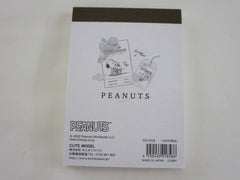 Cute Kawaii Peanuts Snoopy Mini Notepad / Memo Pad Kamio -  AE Cafe - Stationery Designer Paper Collection