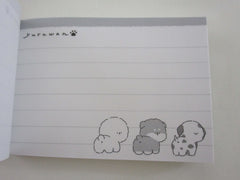 Cute Kawaii Kamio Three Dogs Puppy Mini Notepad / Memo Pad - Stationery Designer Paper Collection