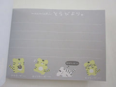 Cute Kawaii Q-Lia Tiger Mini Notepad / Memo Pad - Stationery Designer Paper Collection