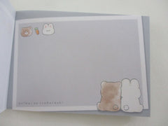 Cute Kawaii Crux Bear Rabbit Potetto Club Mini Notepad / Memo Pad - Stationery Designer Paper Collection