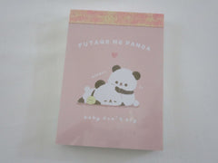 Cute Kawaii Q-Lia Panda Futago Mini Notepad / Memo Pad - Stationery Designer Paper Collection