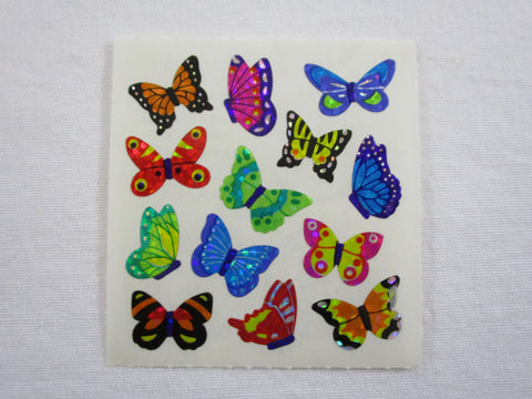 Sandylion Butterfly Glitter Sticker Sheet / Module - Vintage & Collectible