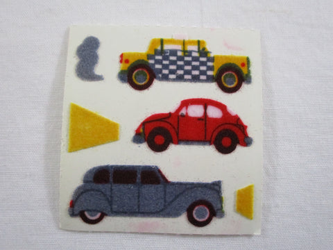 Sandylion Car Fuzzy Sticker Sheet / Module - Vintage & Collectible