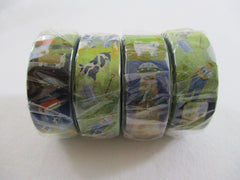 Cute Kawaii World Craft Washi / Masking Deco Tape - UFO Alien Night Light - for Scrapbooking Journal Planner Craft