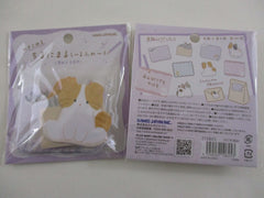 Cute Kawaii Kamio Write on Flake Stickers Sack - Cat Kitten - for Journal Planner Agenda Craft Scrapbook