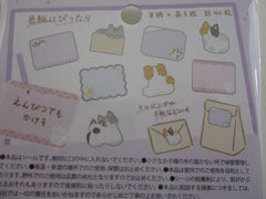 Cute Kawaii Kamio Write on Flake Stickers Sack - Cat Kitten - for Journal Planner Agenda Craft Scrapbook