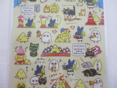 Cute Kawaii Mind Wave Egypetit Ghost Cat Animal Sticker Sheet - for Journal Planner Craft