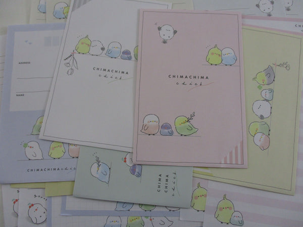 Cute Kawaii Crux Chima Chima Chick Bird Letter Sets - Stationery Writi ...