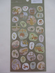 Cute Kawaii MW Quiet Life Series - E - Fox Sticker Sheet - for Journal Planner Craft