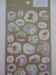 Cute Kawaii MW Quiet Life Series - C - Dog Sticker Sheet - for Journal Planner Craft