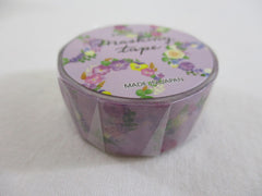 Cute Kawaii MW Flowers Bouquet Washi / Masking Deco Tape - E - Purple - for Scrapbooking Journal Planner Craft Nature Wedding Beautiful