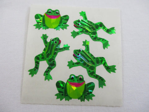 Sandylion Frogs Prismatic Sticker Sheet / Module - Vintage & Collectible