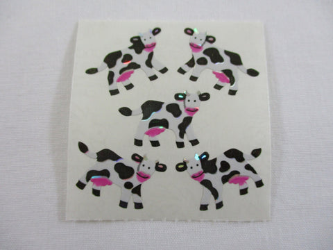 Sandylion Cow Prismatic Sticker Sheet / Module - Vintage & Collectible
