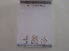 Cute Kawaii Kamio Bear Petit kuma life Mini Notepad / Memo Pad - Stationery Designer Paper Collection
