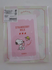 Cute Kawaii Snoopy Strawberry Letter Set Pack - Stationery Writing Paper Penpal Collectible