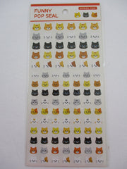 Cute Kawaii Cats Sticker Sheet - for Journal Planner Craft