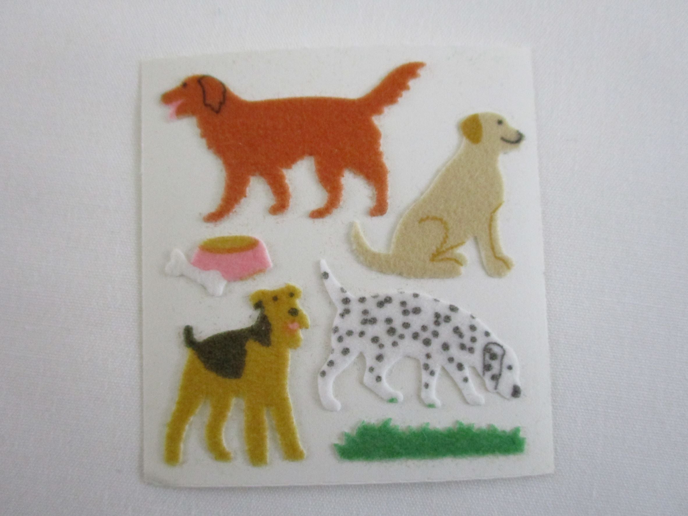 Sandylion Dog Fuzzy Sticker Sheet / Module - Vintage & Collectible – Alwayz  Kawaii