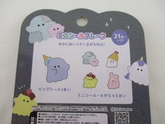 Cute Kawaii Crux Ghost Stickers Flake Sack - for Journal Planner Craft Scrapbook Collectible