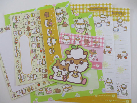 Cute Kawaii Corocorokuririn Hamster Letter Sets - Writing Paper Envelope Stationery