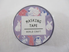 Cute Kawaii World Craft Washi / Masking Deco Tape - Rabbit - for Scrapbooking Journal Planner Craft