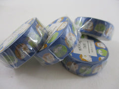 Cute Kawaii W-Craft Washi / Masking Deco Tape - Hedgehog - for Scrapbooking Journal Planner Craft