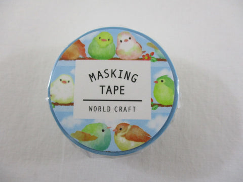 Cute Kawaii W-Craft Washi / Masking Deco Tape - Birds - for Scrapbooking Journal Planner Craft