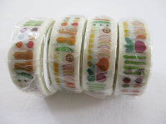 Cute Kawaii W-Craft Washi / Masking Deco Tape - Healthy Vegetables - for Scrapbooking Journal Planner Craft