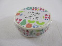 Cute Kawaii World Craft Washi / Masking Deco Tape - Fresh Fruits - for Scrapbooking Journal Planner Craft