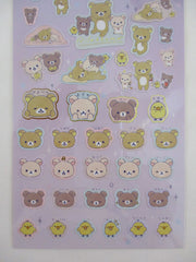 Cute Kawaii San-X Rilakkuma Bear Sticker Sheet 2022 - A - for Planner Journal Scrapbook Craft