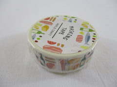 Cute Kawaii World Craft Washi / Masking Deco Tape - Fine Dining Cheese Wine - for Scrapbooking Journal Planner Craft